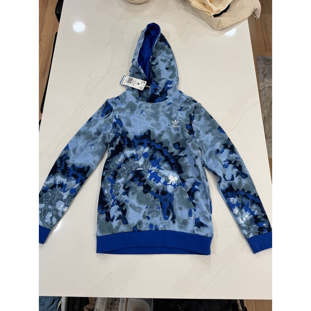 SWEATSHIRT ADIDAS ORIGINALS TIE-DYED HOODIE size medium